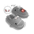 Sharkicks Basic - Hiver, Chaussons Requins Lapin, Talon Couvert